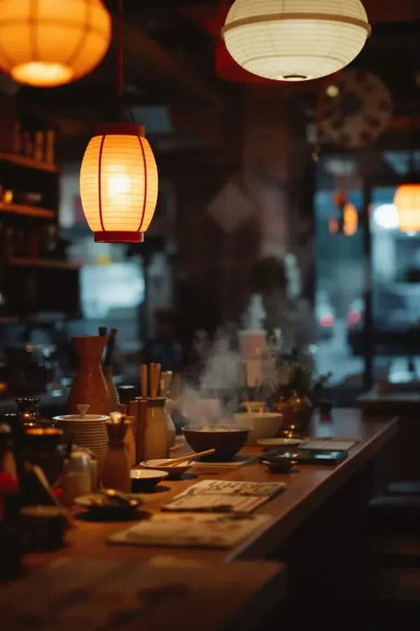 深夜食堂 - 黄色亚洲 深夜食堂暖灯小店海报