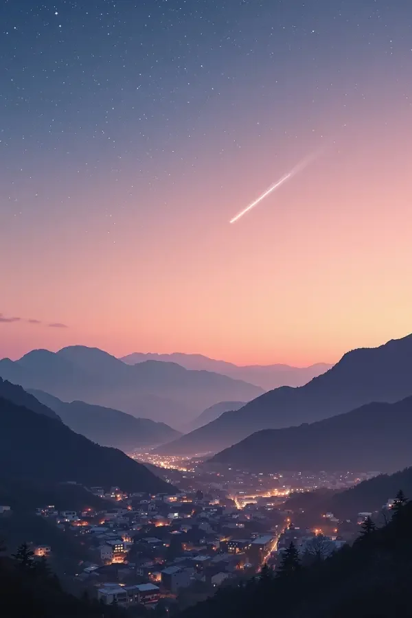 你的名字彗星海报